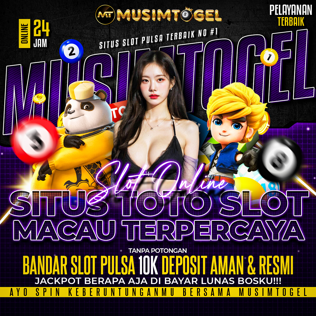 SLOT ONLINE | Situs Toto Slot Macau Terpercaya & Bandar Slot Pulsa 10k Deposit Aman dan Resmi Tanpa Potongan